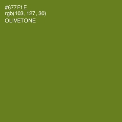 #677F1E - Olivetone Color Image