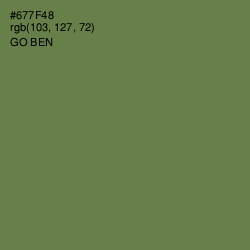 #677F48 - Go Ben Color Image