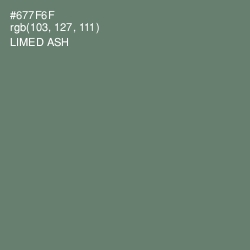 #677F6F - Limed Ash Color Image