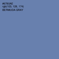 #6780AE - Bermuda Gray Color Image