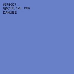 #6780C7 - Danube Color Image