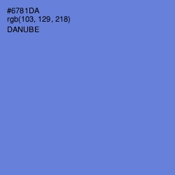 #6781DA - Danube Color Image