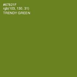 #67821F - Trendy Green Color Image