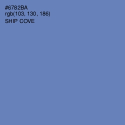 #6782BA - Ship Cove Color Image