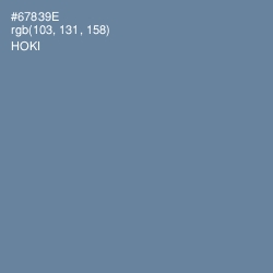 #67839E - Hoki Color Image