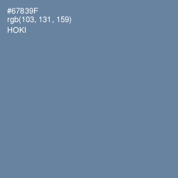 #67839F - Hoki Color Image