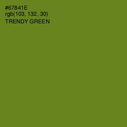 #67841E - Trendy Green Color Image