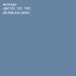 #6784A2 - Bermuda Gray Color Image