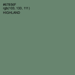 #67856F - Highland Color Image