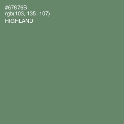 #67876B - Highland Color Image