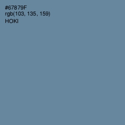 #67879F - Hoki Color Image