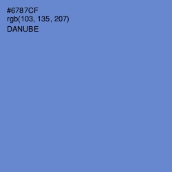 #6787CF - Danube Color Image