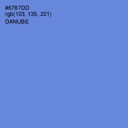 #6787DD - Danube Color Image