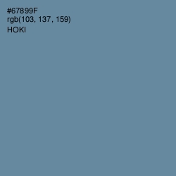 #67899F - Hoki Color Image