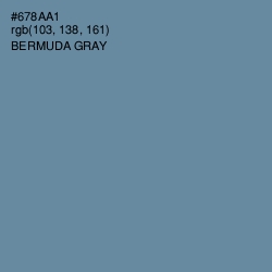 #678AA1 - Bermuda Gray Color Image