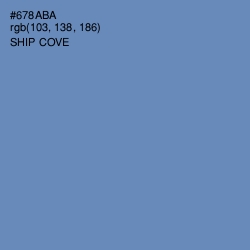 #678ABA - Ship Cove Color Image