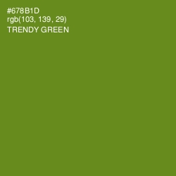 #678B1D - Trendy Green Color Image