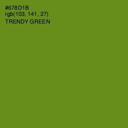 #678D1B - Trendy Green Color Image