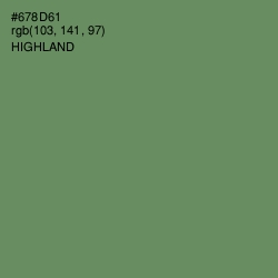 #678D61 - Highland Color Image