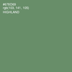 #678D69 - Highland Color Image