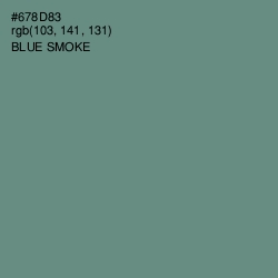 #678D83 - Blue Smoke Color Image