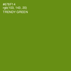 #678F14 - Trendy Green Color Image