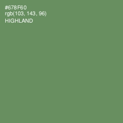 #678F60 - Highland Color Image