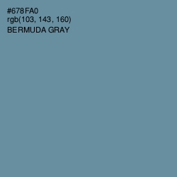 #678FA0 - Bermuda Gray Color Image