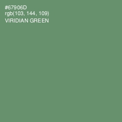 #67906D - Viridian Green Color Image