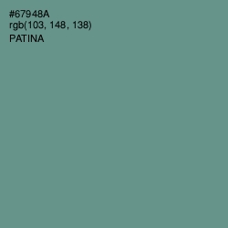 #67948A - Patina Color Image