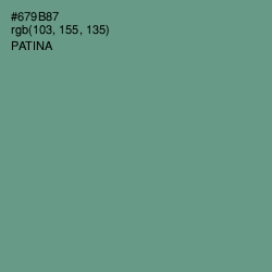 #679B87 - Patina Color Image