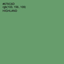 #679C6D - Highland Color Image