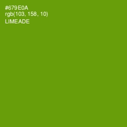 #679E0A - Limeade Color Image