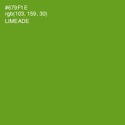 #679F1E - Limeade Color Image