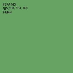 #67A463 - Fern Color Image