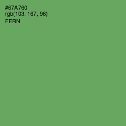 #67A760 - Fern Color Image