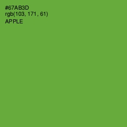 #67AB3D - Apple Color Image