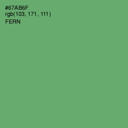 #67AB6F - Fern Color Image