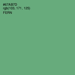 #67AB7D - Fern Color Image