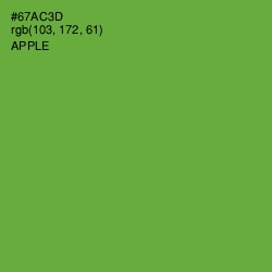 #67AC3D - Apple Color Image