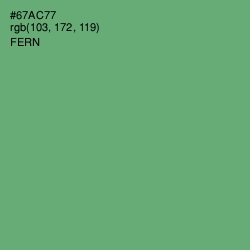 #67AC77 - Fern Color Image