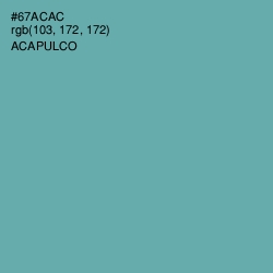 #67ACAC - Acapulco Color Image