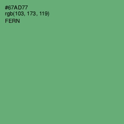 #67AD77 - Fern Color Image