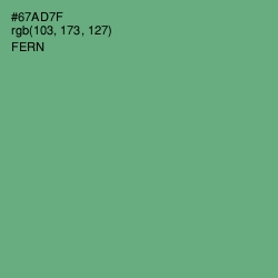 #67AD7F - Fern Color Image