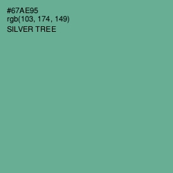 #67AE95 - Silver Tree Color Image