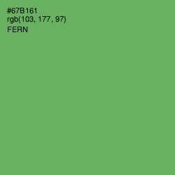 #67B161 - Fern Color Image