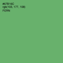 #67B16C - Fern Color Image