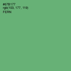 #67B177 - Fern Color Image