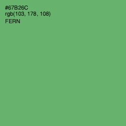 #67B26C - Fern Color Image