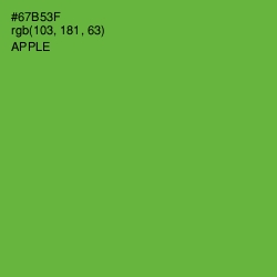 #67B53F - Apple Color Image